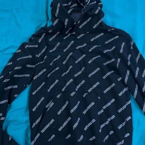 Black Influencer Hoodie Mens XSmall